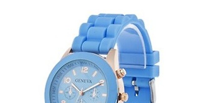 Geneva Color/Light blue unisex hodinky