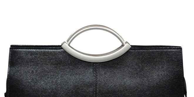 Dámská kožená kabelka v černé barvě Giulia