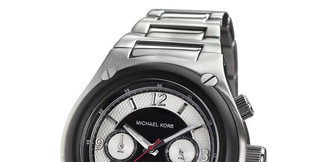 Pánské stříbrné hodinky s chronografem Michael Kors