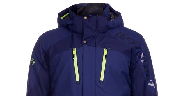Pánská modrá lyžařská bunda West Scout s membránou