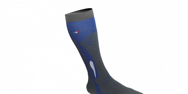 Modro-šedé lyžařské ponožky West Scout