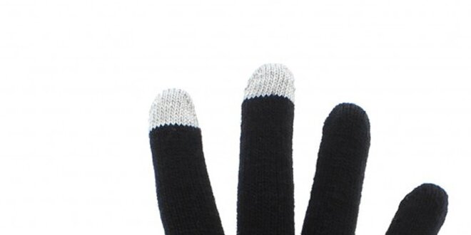 Dotykové rukavice černé - pro všechny typy smartphonů a tabletů
