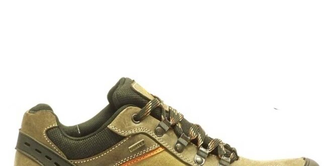Pánské kožené béžové boty Numero Uno