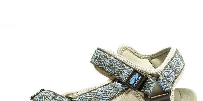 Dámské sandály s modrým prvkem Numero Uno