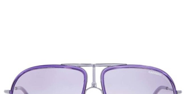 Fialové sluneční brýle s tenkými stranicemi Carrera