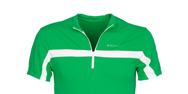 Pánské zelené cyklistické tričko Bergson
