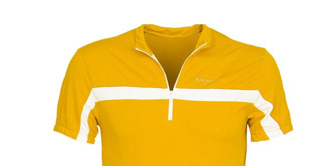 Pánské žluté cyklistické tričko Bergson