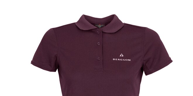 Dámské fialové polo triko Bergson