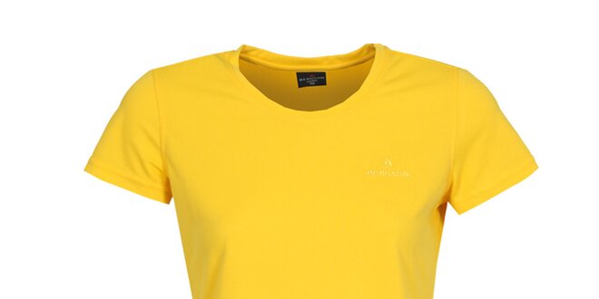 Dámské funkční citronové tričko s krátkým rukávem Bergson