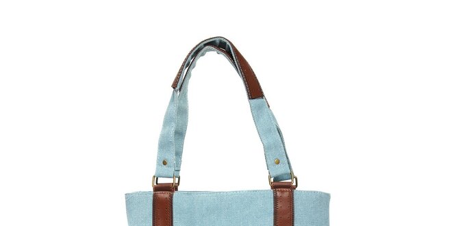 Textilní kabelka Siva v barvě džínoviny