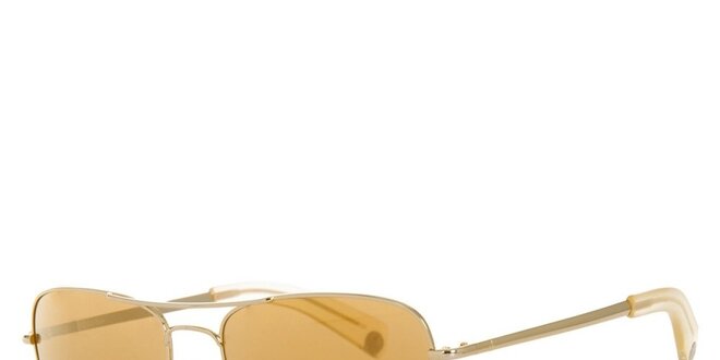 Pánské hořčicové sluneční brýle Calvin Klein