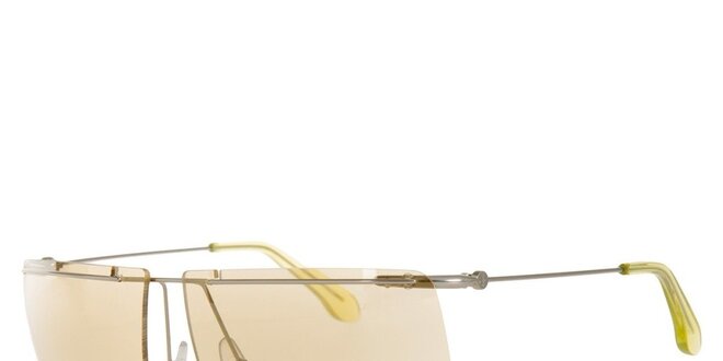 Pánské sluneční brýle se žlutými skly Calvin Klein