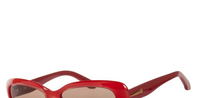 Dámské rudé sluneční brýle Calvin Klein