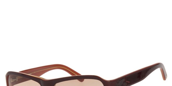 Dámské hnědé sluneční brýle s hnědými skly Calvin Klein