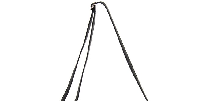 Dámská černá kabelka se střapcem Carla Ferreri