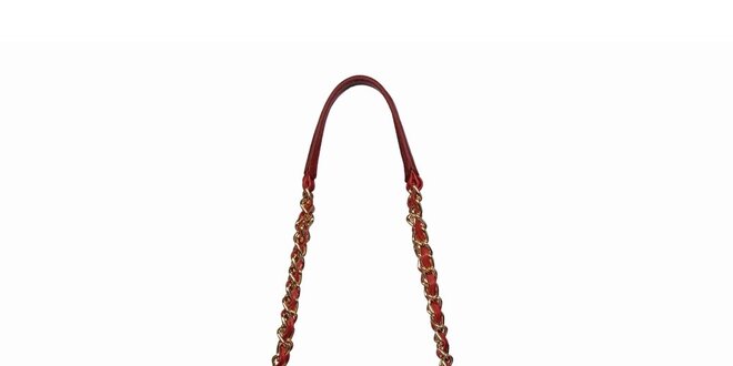 Dámská červená kabelka s dlouhými uchy POON Bags