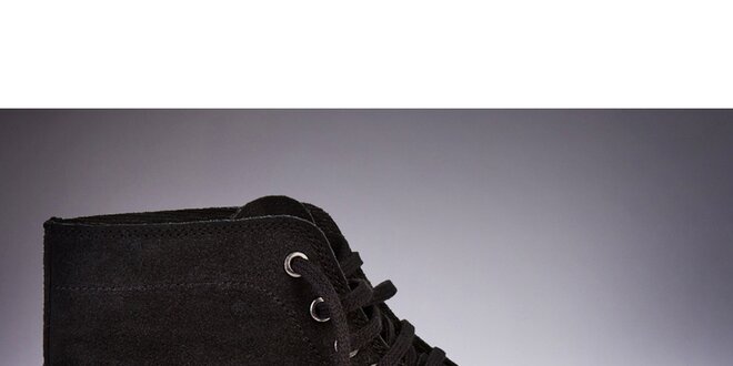 Pánské černé kotníčkové boty Roamers
