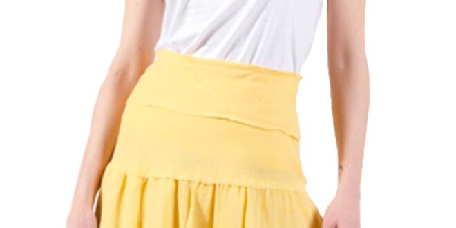 Dámská žlutá sukně Barbarella