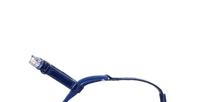 Dámské modré žabky s páskem okolo kotníku DKNY Active