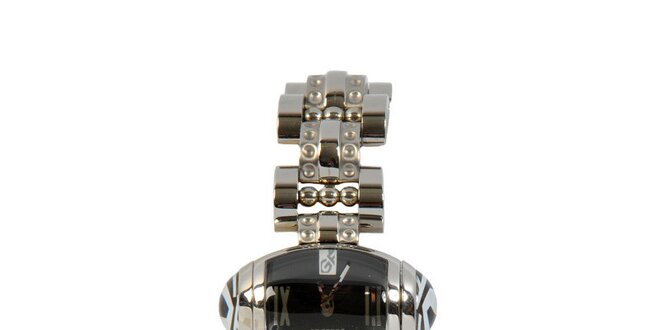 Dámské ocelové náramkové hodinky Gianfranco Ferré s černým ciferníkem
