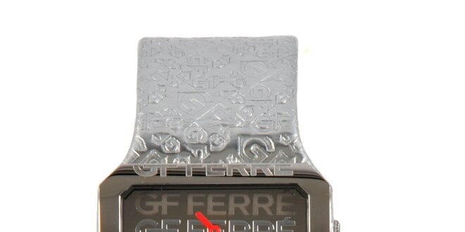 Dámské ocelové hodinky Gianfranco Ferré se stříbrným koženým řemínkem