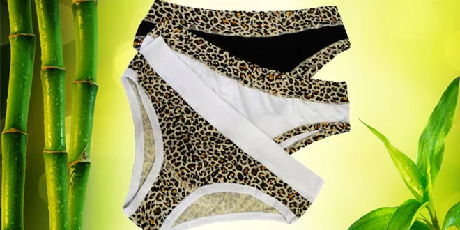 Troje kalhotky z bambusového vlákna