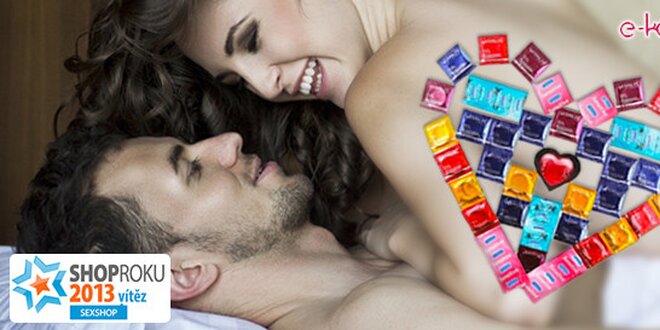 Nabité balíčky kondomů včetně poštovného