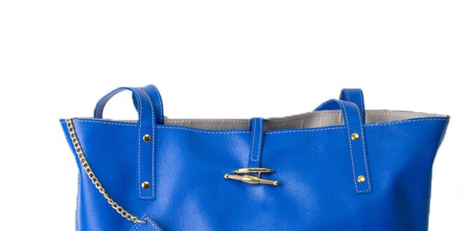 Dámská sytě modrá taška s peněženkou Pelleteria