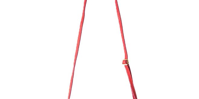 Dámská červená taška s klopou Pelleteria