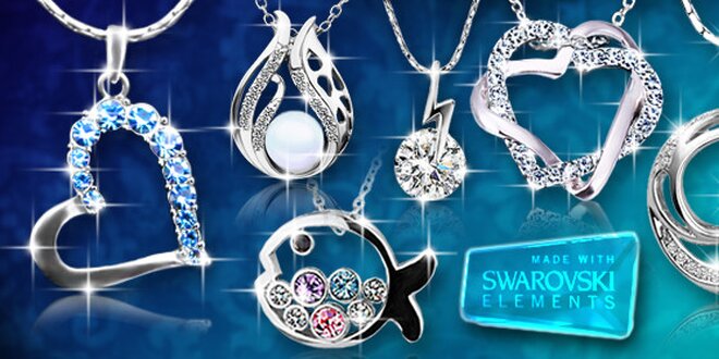 Velký výprodej šperků s krystaly Swarovski Elements