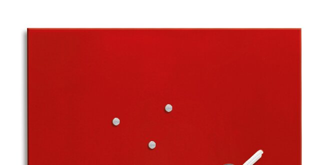 Poznámková tabule - Červená větší