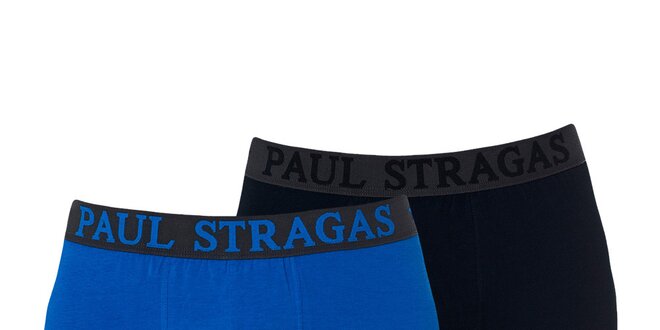 Set modrých a černých pánských boxerek Paul Stragas