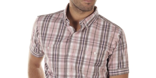 Pánská vícebarevná košile s krátkým rukávem Bendorff