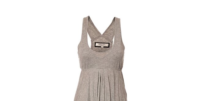 Letní šaty Timeout v šedé melírované barvě