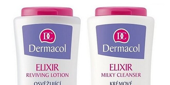 Dermacol Elixir krémové pleťové mléko pro zralou pleť 200ml+pleťové tonikum 200ml