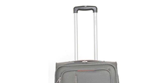 Středně velký šedý cestovní kufr Ravizzoni