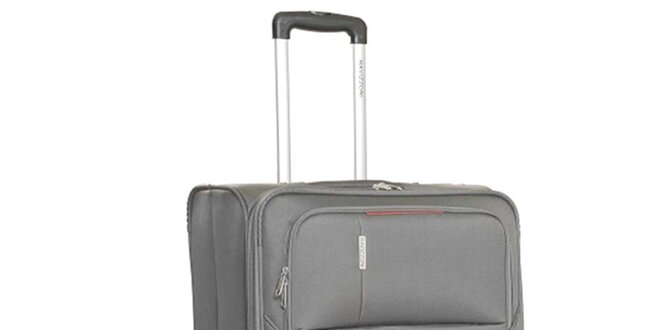 Velký šedý cestovní kufr Ravizzoni