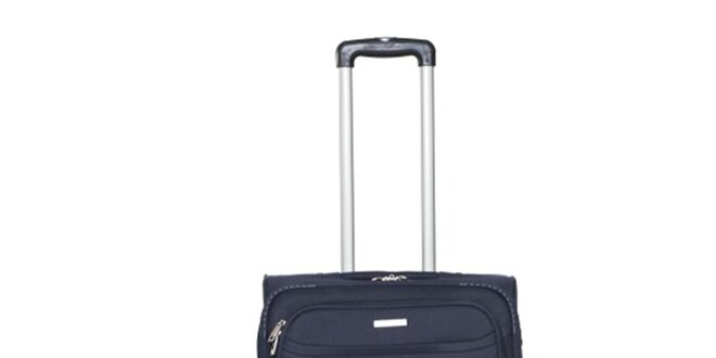 Středně velký modrý cestovní kufr Ravizzoni