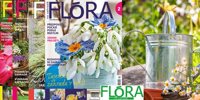 Roční předplatné časopisu Flóra na zahradě s dárky