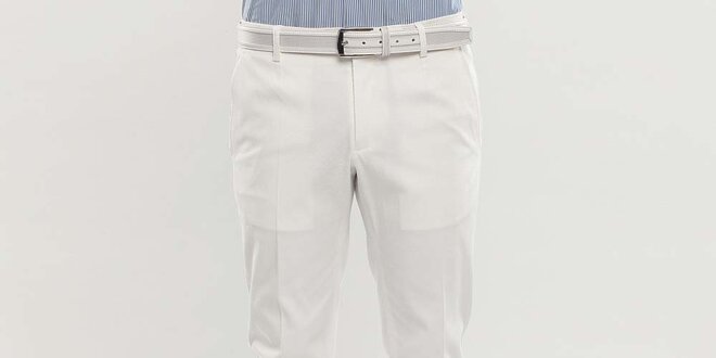 Pánské bílé kalhoty Blažek