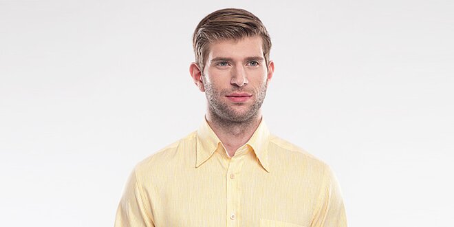 Pánská žlutá košile Blažek