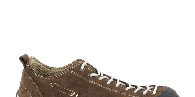 Unisex nízké hnědé outdoorové boty Kimberfeel