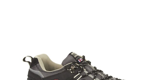 Unisex černé nízké outdoorové boty Kimberfeel