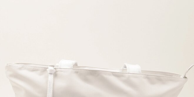 Dámská velká bílá kabelka se dvěma uchy U.S. Polo
