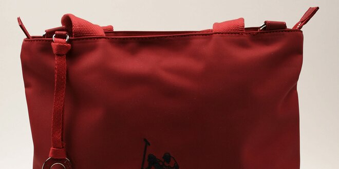 Dámská obdélníková červená kabelka U.S. Polo