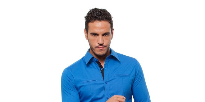 Pánská azurově modrá košile Bendorff