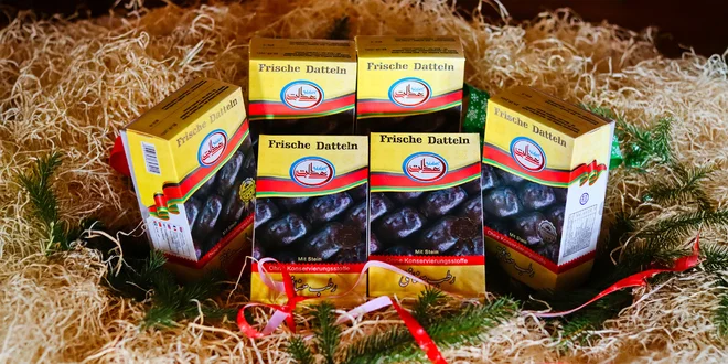 Čerstvé íránské datle v balení o váze 550 g