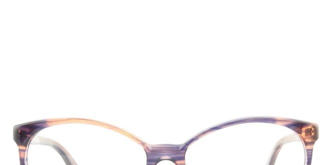 Dámské oválné barevně žíhané brýlové obruby Emporio Armani