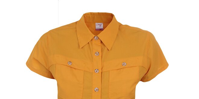 Dámská tmavě žlutá funkční košile Hannah