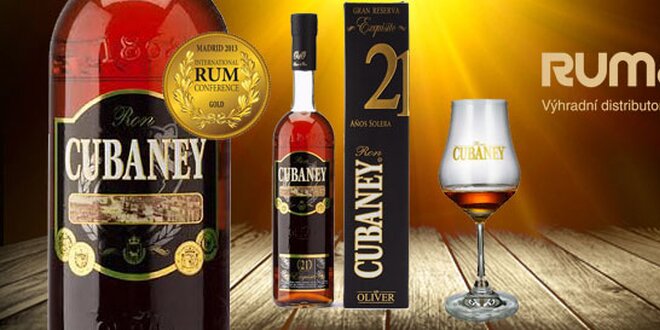 Luxusní rum Cubaney Exquisito 21 Años